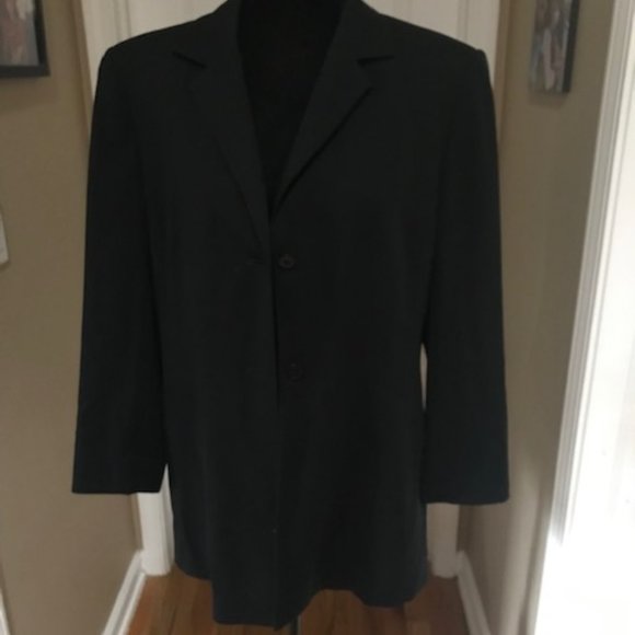 Black Blazer Jacket - Picture 2 of 6
